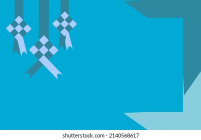 Ied fitri 2022 background vector illustration for banner ppt flatdesign
