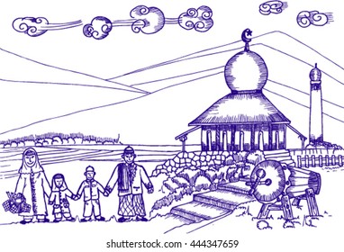ied mubarak,sketch