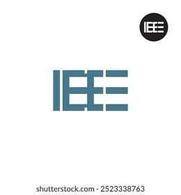 Design de Monograma de Letra de Logotipo IEE
