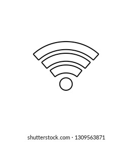 ieee 802.11, wireless lan, wi-fi icon. Simple thin line, outline vector of Ban icons for UI and UX, website or mobile application