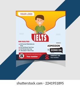 Ielts social media post design