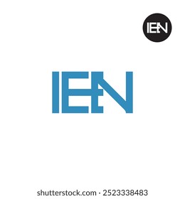IEN Logo Letter Monogram Design