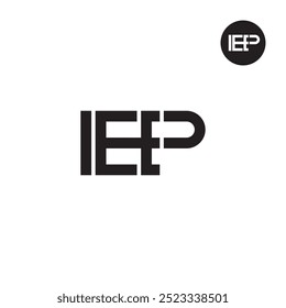 IEP Logo Letter Monogram Design