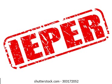 IEPER red stamp text on white