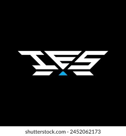 IES letter logo vector design, IES simple and modern logo. IES luxurious alphabet design  
