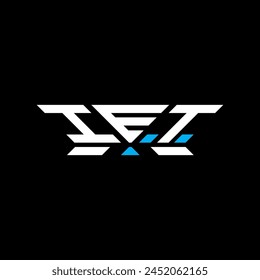 Diseño de Vector de logotipo de letra IET, logotipo simple y moderno IET. Diseño de alfabeto lujoso IET  