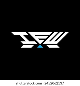 IEW letter logo vector design, IEW simple and modern logo. IEW luxurious alphabet design  
