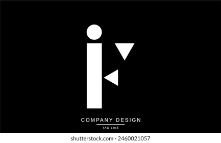 IF, FI Letras Abstractas Logo Monograma Diseño Fuente Icono