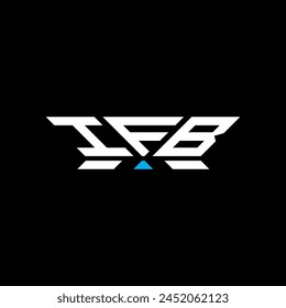 Diseño de Vector de logotipo de letra IFB, logotipo simple y moderno IFB. Diseño de alfabeto de lujo IFB  