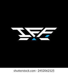 Diseño de Vector de logotipo de letra IFF, logotipo simple y moderno IFF. Diseño de alfabeto lujoso IFF  