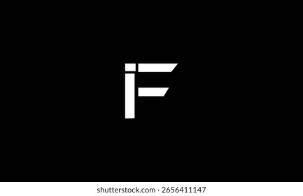 IF, FI, F, I, I, F, abstracto, letras, logotipo, monograma, estilo, símbolos, ambiciones, iconos, 
