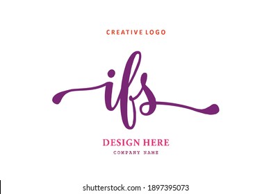 El logotipo de grabado IFS es sencillo, fácil de entender y autoritario