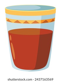 iftar arabian drink illustration vector