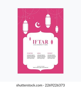 Iftar Celebration Flyer Template Design