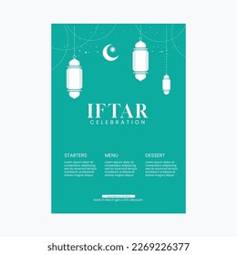 Iftar Celebration Flyer Template Design