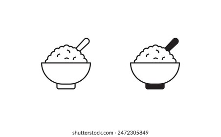 Iftar-Icon-Design mit weißem Hintergrund Stock-Illustration
