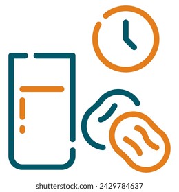 Iftar Icon Ramadan, for infographic, web, app, etc