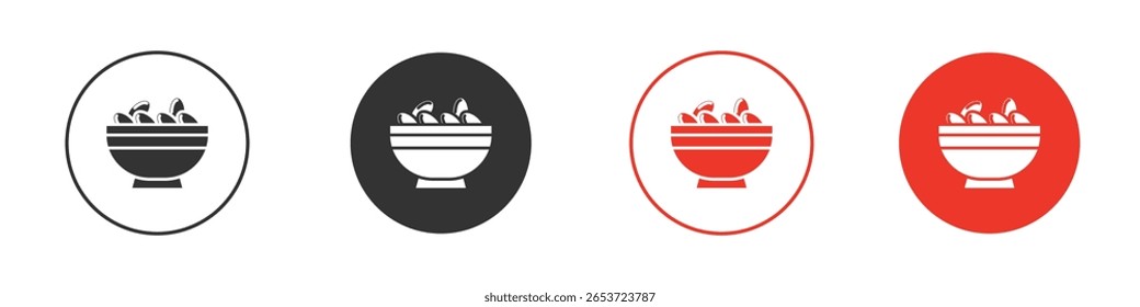 Ícone de ramadã de refeição Iftar para logotipo, símbolo de sinal de vetor para design