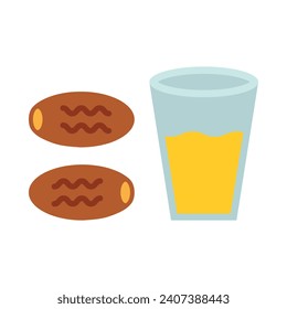 Iftar Vector Flat Icon For Personal And Commercial Use.
