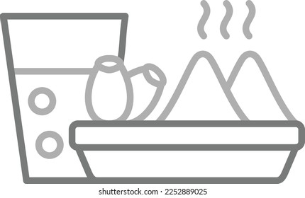 Iftar Vektorsymbol. Kann für Druck-, Mobil- und Web-Anwendungen verwendet werden.