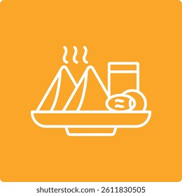 Iftar vector icon. Can be used for printing, mobile and web applications.