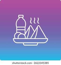 Iftar vector icon. Can be used for printing, mobile and web applications.