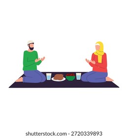 Archivo EPS 10 de Ilustración vectorial Iftar