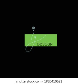 ig initial handwritten logo for identity