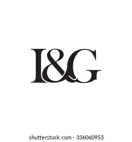 I&G Initial logo. Ampersand monogram logo