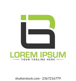 IG letter logo design unique and modern logo design