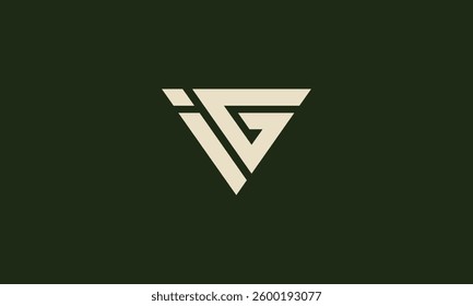 iG monogram vector logo design