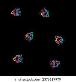 fondo de pantalla con diferentes colores delante del fondo