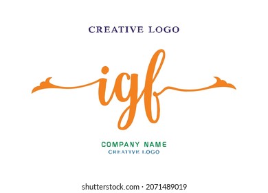 IGF lettering logo is simple, easy to understand and authoritative
