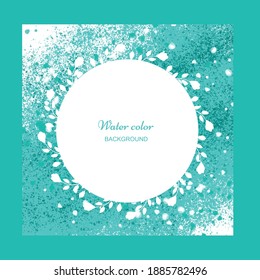 ight blue gradient watercolor background