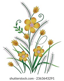 igital Design background with colorful objects and flowers
-digital-textile-design-flowers-leaves
