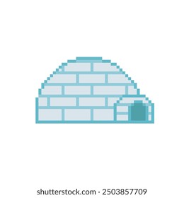 iglo ice house pixel art