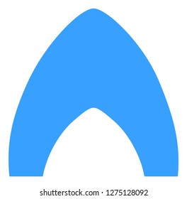 Igloo home vector icon symbol. Flat pictogram is isolated on a white background. Igloo home pictogram designed with simple style.