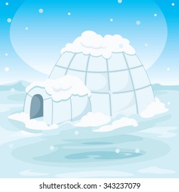 Igloo House Vector