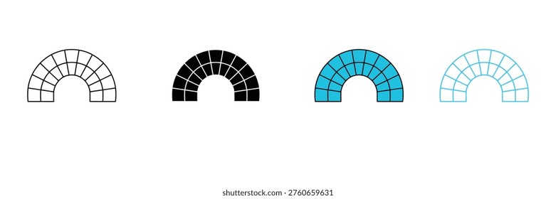Igloo Icon for Arctic Shelter, Winter Housing, and Eskimo Ice House Symbol. Symbol Vector Illustration.