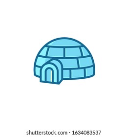 Igloo icon. Clipart image isolated on white background