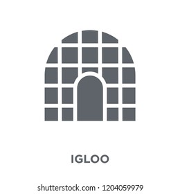 Igloo icon. Igloo design concept from  collection. Simple element vector illustration on white background.