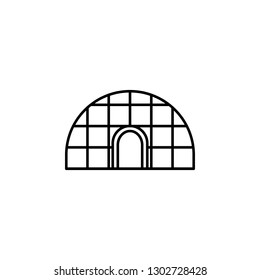 igloo icon. Element of travel illustration. Signs and symbols can be used for web, logo, mobile app, UI, UX