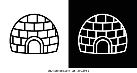Igloo icon Graphic vector set for ui design