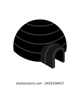 Igloo Icon. Polar House Symbol – Vector.