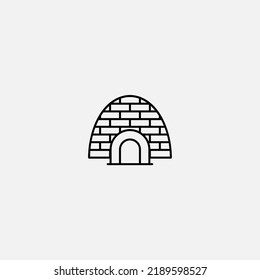 Igloo icon sign vector,Symbol, logo illustration for web and mobile