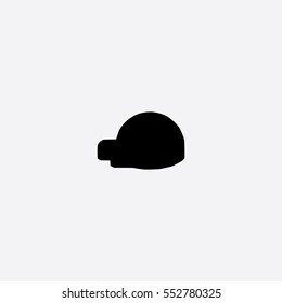Igloo icon silhouette vector illustration

