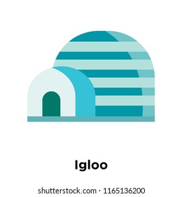 Igloo icon vector isolated on white background, Igloo transparent sign , snowy cold winter symbols