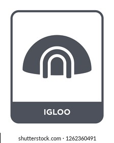 igloo icon vector on white background, igloo trendy filled icons from Travel collection, igloo simple element illustration