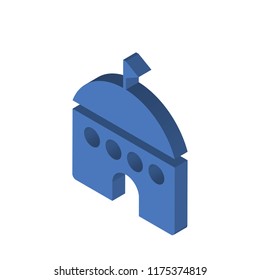 Igloo isometric left top view 3D icon