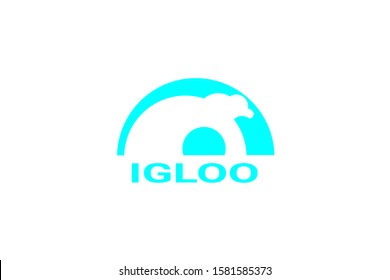 igloo logo with a bear for web business